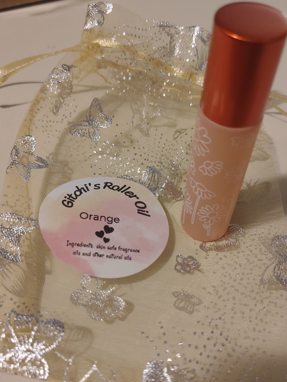 Roller Oil - Orange Scented Women's Aromatic Roller Body Oil
